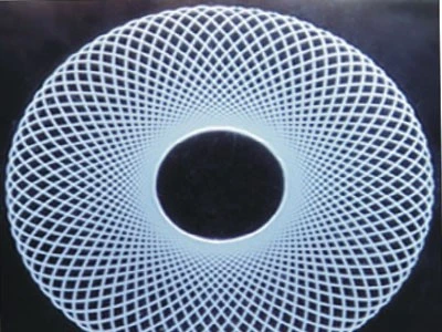 Circle led light special laser engraving